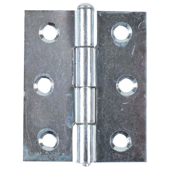 Immagine di 2 CERNIERE SPINA ESTRAIBILE, ZINCATA, 2 PEZZI, 70X50 MM
