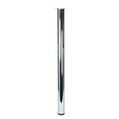 Immagine di  4 GAMBE PER TAVOLO, COLORE ALLUMINIO, Ø 80XH870 MM