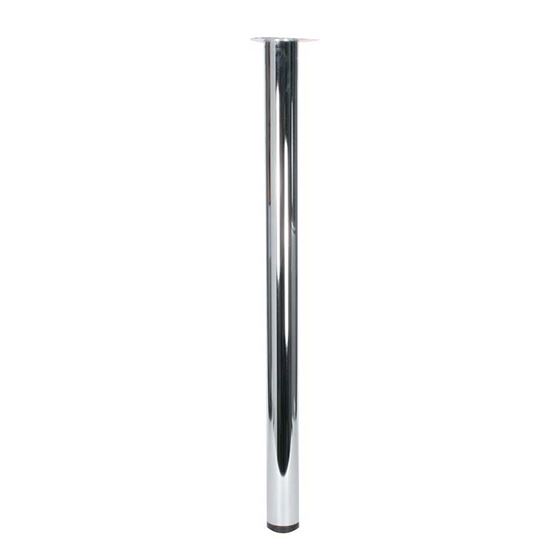 Immagine di  4 GAMBE PER TAVOLO, COLORE ALLUMINIO, Ø 80XH870 MM