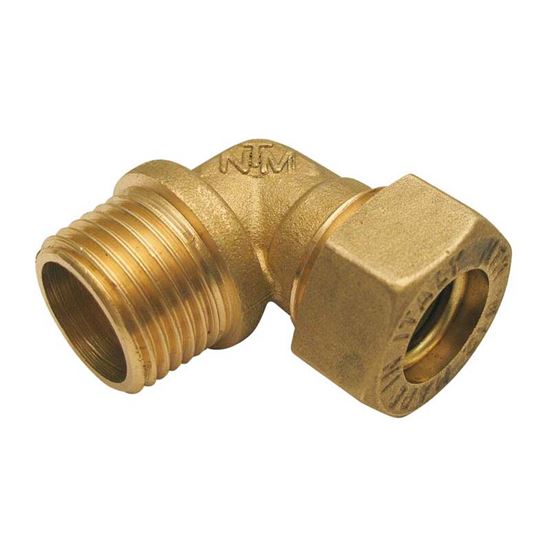 Immagine di GOMITO MECCANICO, RAME, M 1/2"X14 MM