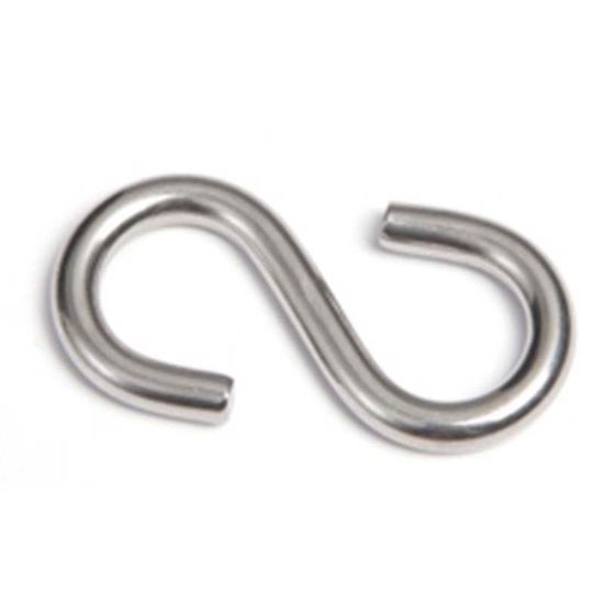 Immagine di GANCI A S, INOX 316, 3 MM, 3 PEZZI