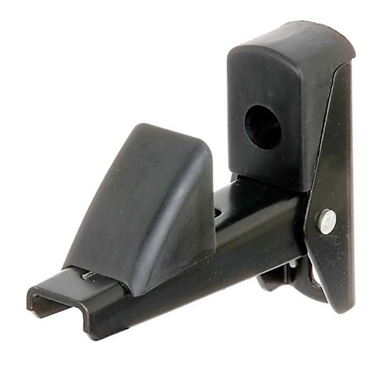 Immagine di FERMO PER CANCELLO/PORTE, IN ALLUMINIO, COLORE NERO