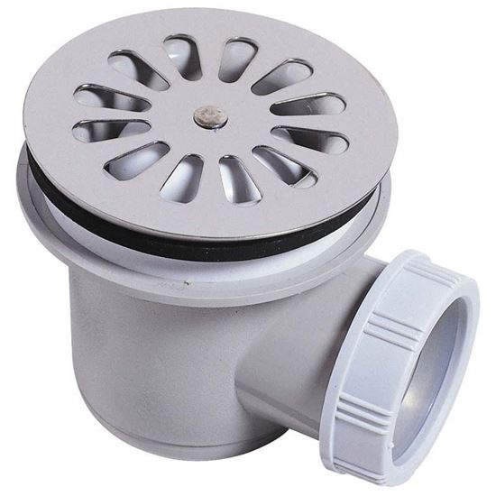 Immagine di PILETTA DOCCIA WIRQUIN, PVC, Ø 60 MM, USCITA ORIZZONTALE, Ø 40 MM, AVVITARE/INCOLLARE