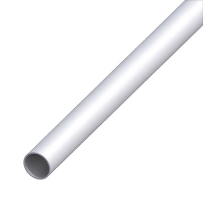 Immagine di TUBO TONDO ALLUMINIO ARGENTO, MM 16X2 MT