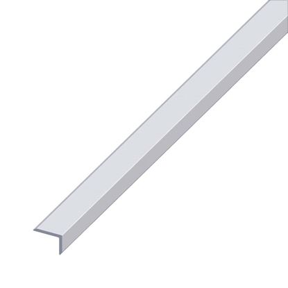 Immagine di PROFILO DI PROTEZZIONE, ALLUMINIO ARGENTO, 14X10 MM, 2,0 MT