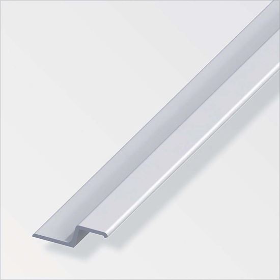 Immagine di PROFILO PER MANIGLIE, ALLUMINIO ARGENTO, 40X13X1MM, 1 MT