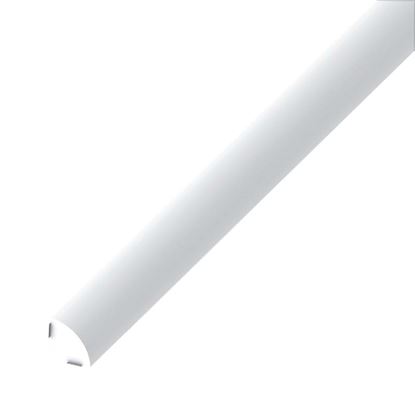 Immagine di PROFILO A QUADRANTE AUTOADESIVO 14 MM, PVC FAGGIO, 1,0 MT