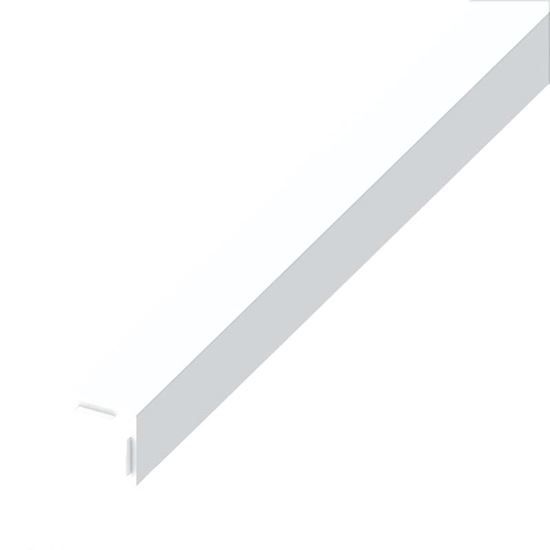 Immagine di ANGOLARE AUTOADESIVO, PVC, COLORE BIANCO, 15X15 MM, 2,5 MT