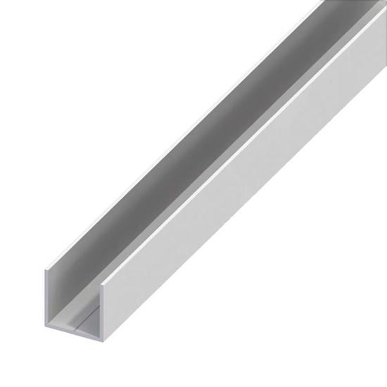 Immagine di PROFILO A U QUADRATO, PVC, COLORE BIANCO, 11,5X1,5 MM, 2,5 MT