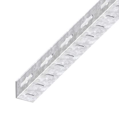 Immagine di ANGOLARE PERFORATO 23,5X23,5 MM, ALLUMINIO NATURALE, 1 MT