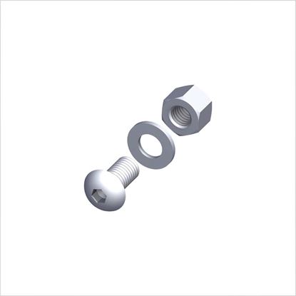 Immagine di SET VITI A TESTA LENTICOLARE, M6X16 MM
