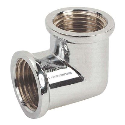 Immagine di GOMITO, OTTONE CROMATO, FF3/4"