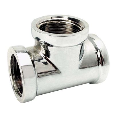 Immagine di TEE, OTTONE CROMATO, 3/4"