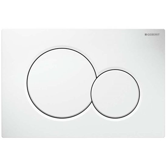 Immagine di PLACCA SIGMA 01 CROMATA 2 TASTI GEBERIT