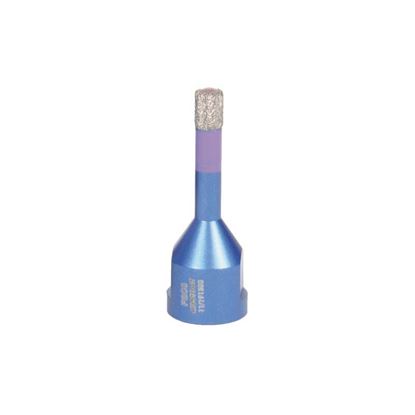 Immagine di FRESA DIAMANTATA MONTOLIT, MONDRILLO, FORATURA A SECCO PER GRESS/CERAMICA DURA/GRANITO/MARMO, FILETTO M14, Ø 16 MM