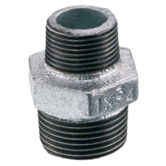 Immagine di NIPPLO RIDOTTO ZINCATO, FIGURA 245, MM 1"1/2X1"1/4