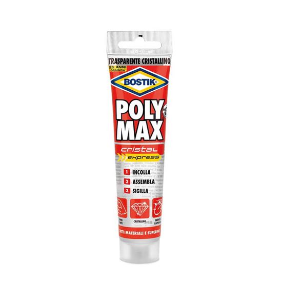 Immagine di BOSTIK POLY MAX CRISTAL, TRASPARENTE, 115 GR