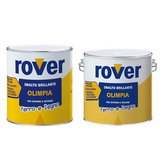 Immagine di SMALTO BRILLANTE, ESTERNI ED INTERNI, 0,750 LT, COLORE ROSSO OLIMPIA