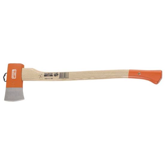 Immagine di ACCETTA BAHCO, UTENSILE IN ACCIAIO DI ALTA QUALITÀ, MANICO SAGOMATO IN FRASSINO 650 MM, PESO 1,4 KG