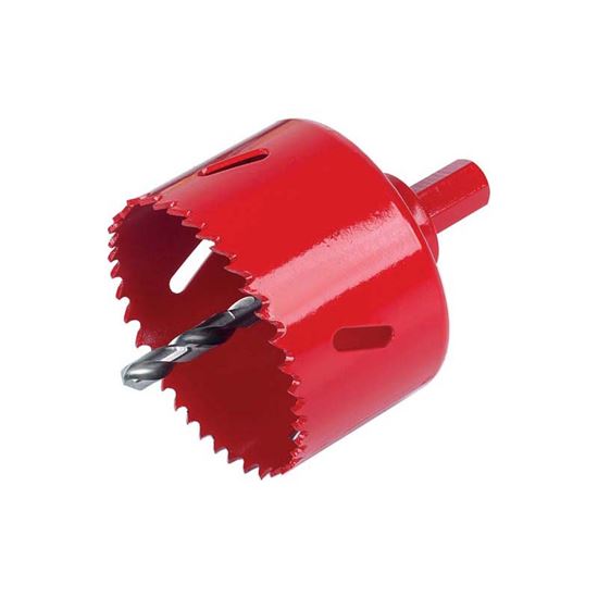 Immagine di SEGA A TAZZA BIMETALLICA, ADATTA X LEGNO, ACC., MATERIE SINTETICHE, CARTONG., CODOLO ESAG., PROF.TAGLIO 40 MM, Ø 54 MM