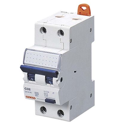 Immagine di INTERRUTTORE MAGNETOTERMICO DIFFERENZIALE GEWISS, 2P, 2 MODULI, AC/0,03, 6 KA, 25 A