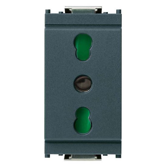 Immagine di PRESA 2P+T, 16A, SERIE IDEA, GRIGIO