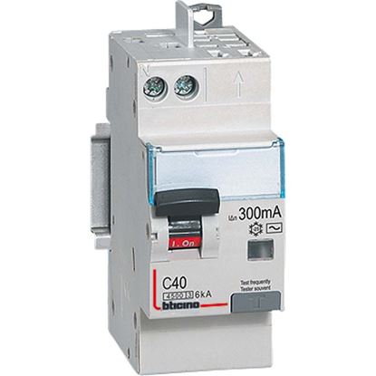 Immagine di INTERRUTTORE MAGNETOTERMICO DIFFERENZIALE, AC, 1P+N, 4,5 KA, 30 MA, 10 A