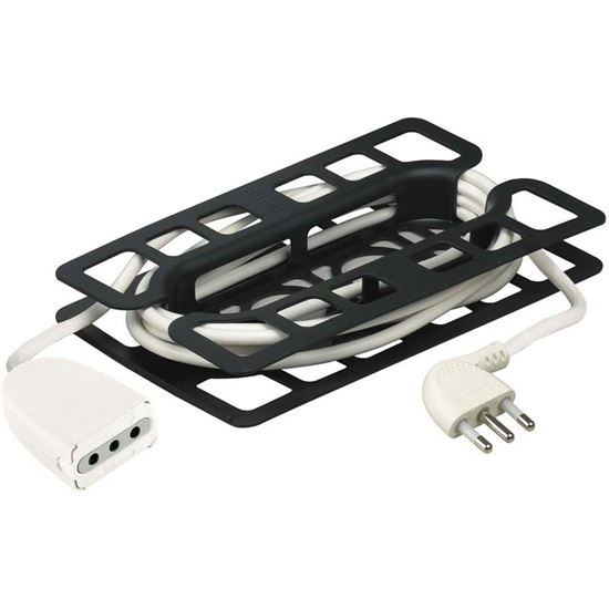 Immagine di PROLUNGA, SPINA/PRESA 2P+T 10 A, 3X0,75 MM, 5 MT, COLORE BIANCA