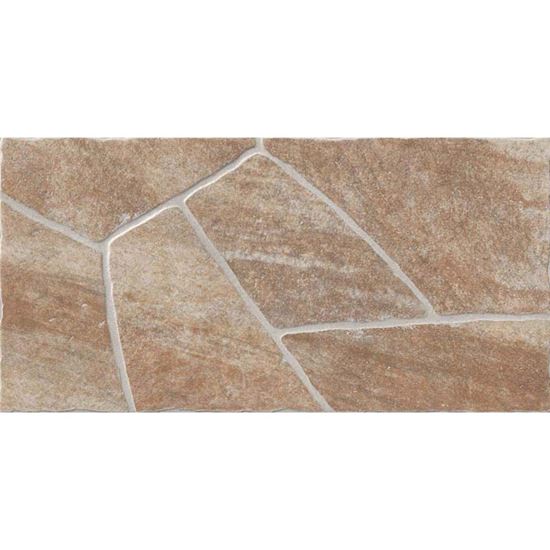 Immagine di PAVIMENTO DA ESTERNO PALLADIANA, SPESSORE 8 MM, CONFEZIONE 1,68 M², 30,2X60,4 CM, COLORE ROSSO