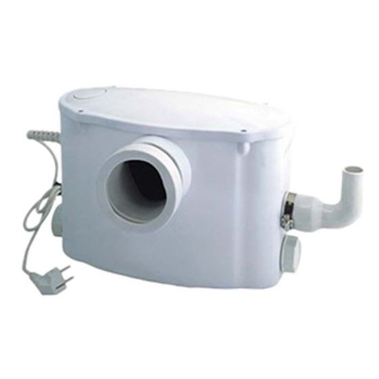 Immagine di TRITURATORE LEO PER WC 560A, TRE ALLACCI, DISLIVELLO VERT. 9 MT
