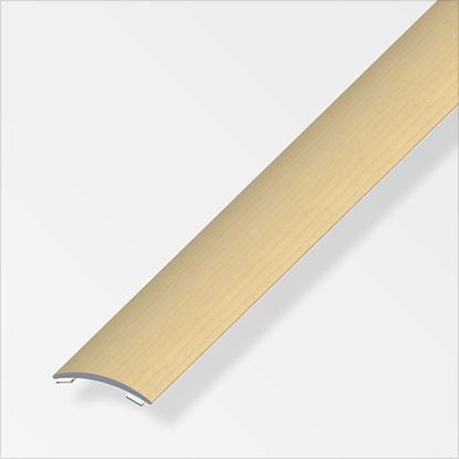 Immagine di PROFILO PER RACCORDO, 1,0 MT, 37X2,5 MM, TITANIO
