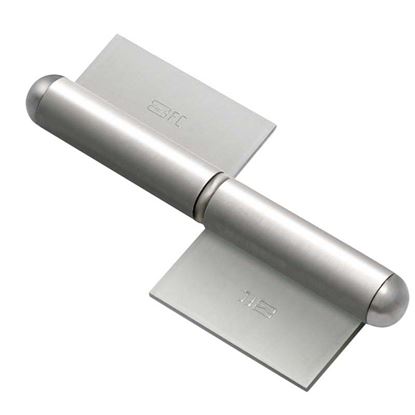 Immagine di CERNIERA A SALDARE 2 ALI LUNGHE, PERNO FISSO, LUNGHEZZA 112 MM, DX, PORTATA 150 KG