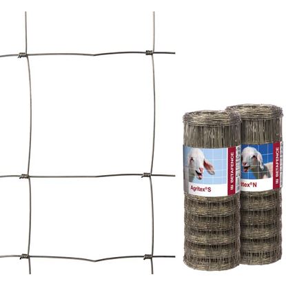 Immagine di RETE ZINCATA A MAGLIA ANNODATA, SPECIFICA PER RECINZIONI ZOOTECNICHE, ROTOLO 50 MT, H 150 CM, MAGLIA 12X15 CM