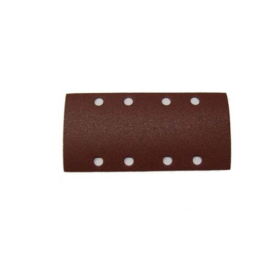 Immagine di 6 FOGLI CARTA ABRASIVA, 8 FORI, 93X185 MM, GRANA 80