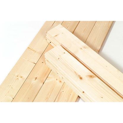 Immagine di LISTONE ABETE II SCELTA, 20X120X2000 MM, 5 PZ A CONFEZIONE, 1,2 MQ, RESA 1,05 MQ