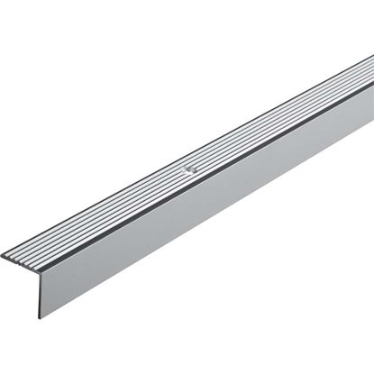 Immagine di PROFILO PER SCALE FORATO, 19X20 MM, ALLUMINIO OTTONATO, 2,0 MT