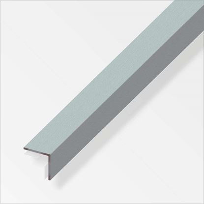 Immagine di ANGOLARE AUTOADESIVO ALLUMINIO INOX, 15X15 MM, 1,0 MT