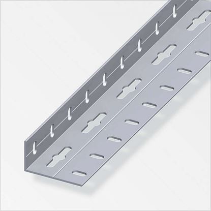 Immagine di ANGOLARE PERFORATO 23,5X43,5 MM, ALLUMINIO NATURALE, 1,0 MT