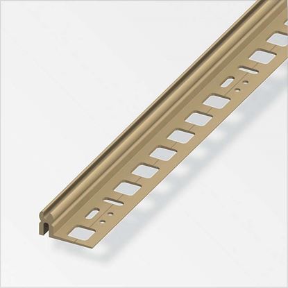 Immagine di PROFILO DI SUPPORTO IN PVC, 1,0 MT, COLORE CARAMELLO, 16X30 MM