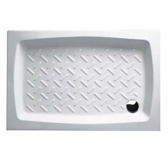 Immagine di PIATTO DOCCIA, CERAMICA ALTHEA, 72X90XH10 CM, COLORE BIANCO