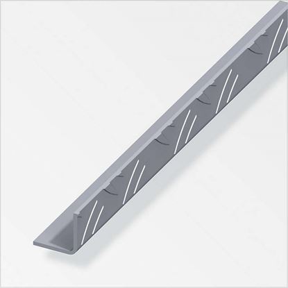 Immagine di ANGOLARE STRIATO, LATI UGUALI ALLUMINIO, 2,50 MT, 29,5X1 MM
