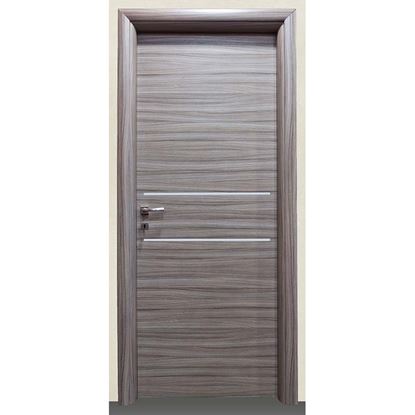 Immagine di PORTA LOREDANA SCRACHT GRIGIO BATT., REVERS., 68X214 CM, TELAIO PIATTO, ACC. CRS