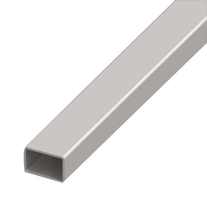 Immagine di TUBO ACCIAIO RETTANGOLARE, SPESSORE 1 MM, 35X20 MM, 2 MT