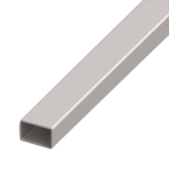 Immagine di TUBO ACCIAIO RETTANGOLARE, SPESSORE 1 MM, 35X20 MM, 2 MT
