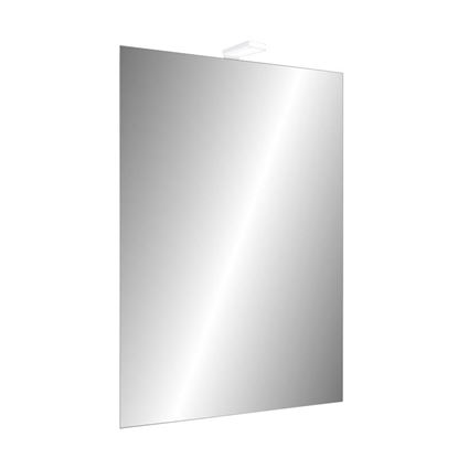 Immagine di SPECCHIO INNOVO 80X60 CM, FILO LUCIDO, ORIZZONTALE/VERTICALE, CON LAMPADA LED IP44 3W